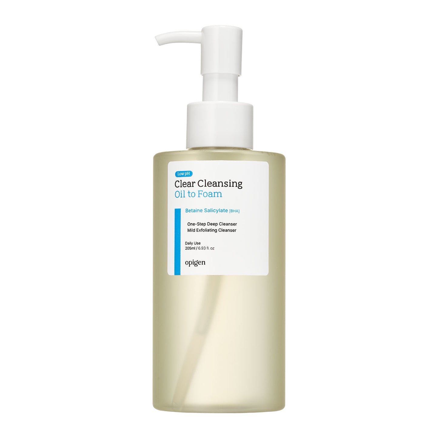 Mild Acidic Clear Cleansing Oil-to-Foam