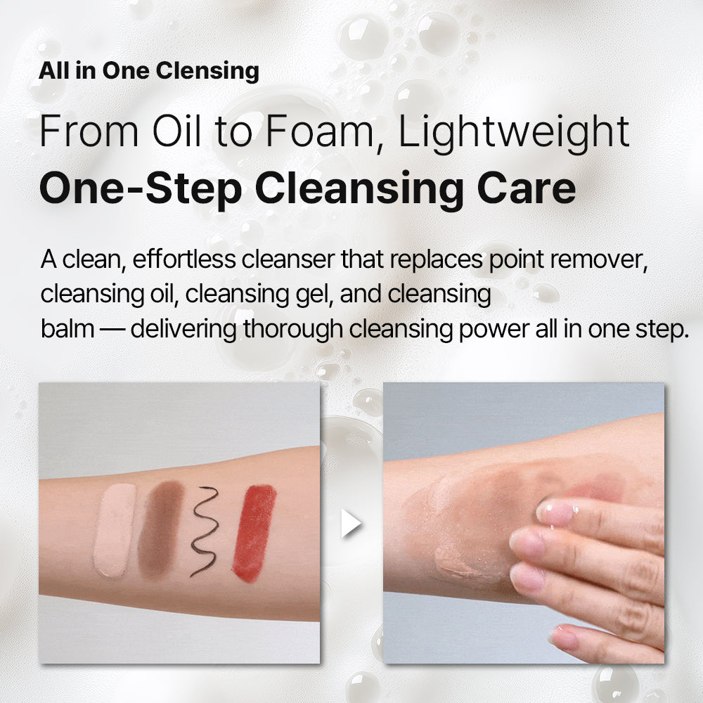 Mild Acidic Clear Cleansing Oil-to-Foam