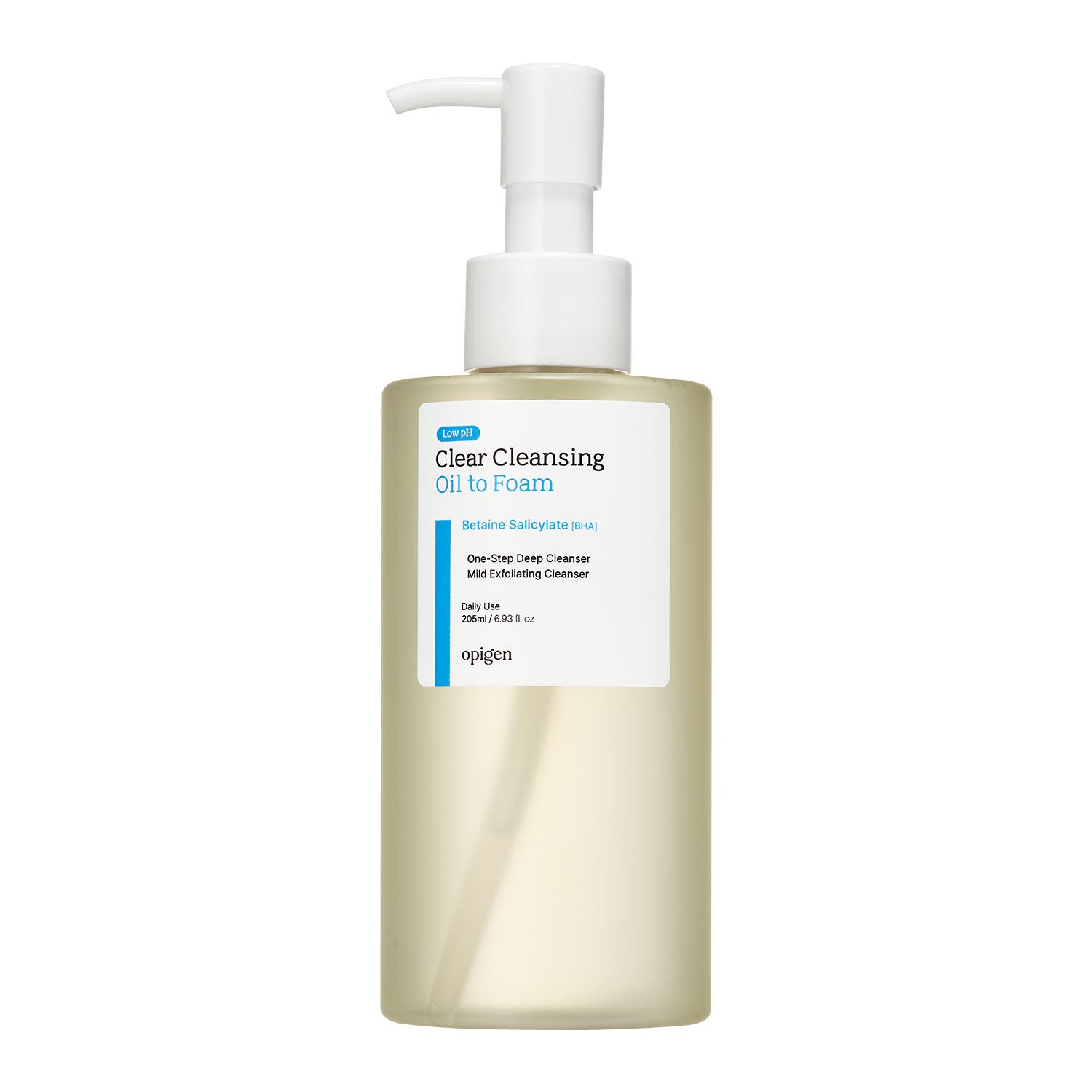 Mild Acidic Clear Cleansing Oil-to-Foam