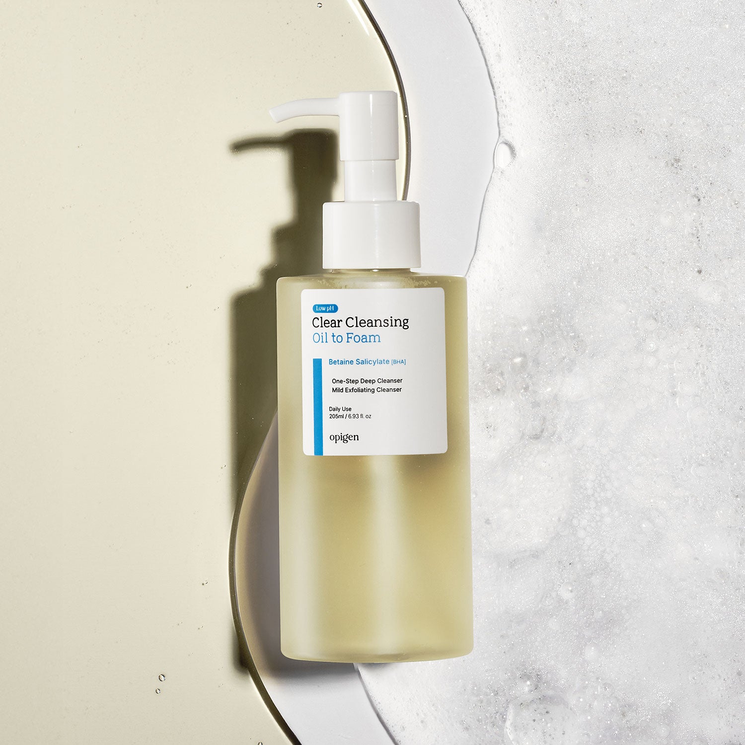 Mild Acidic Clear Cleansing Oil-to-Foam