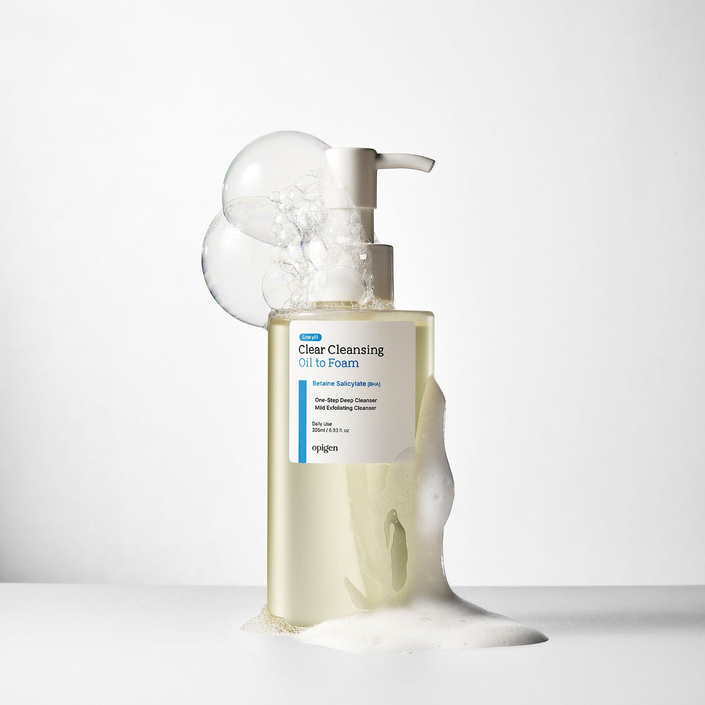 Mild Acidic Clear Cleansing Oil-to-Foam