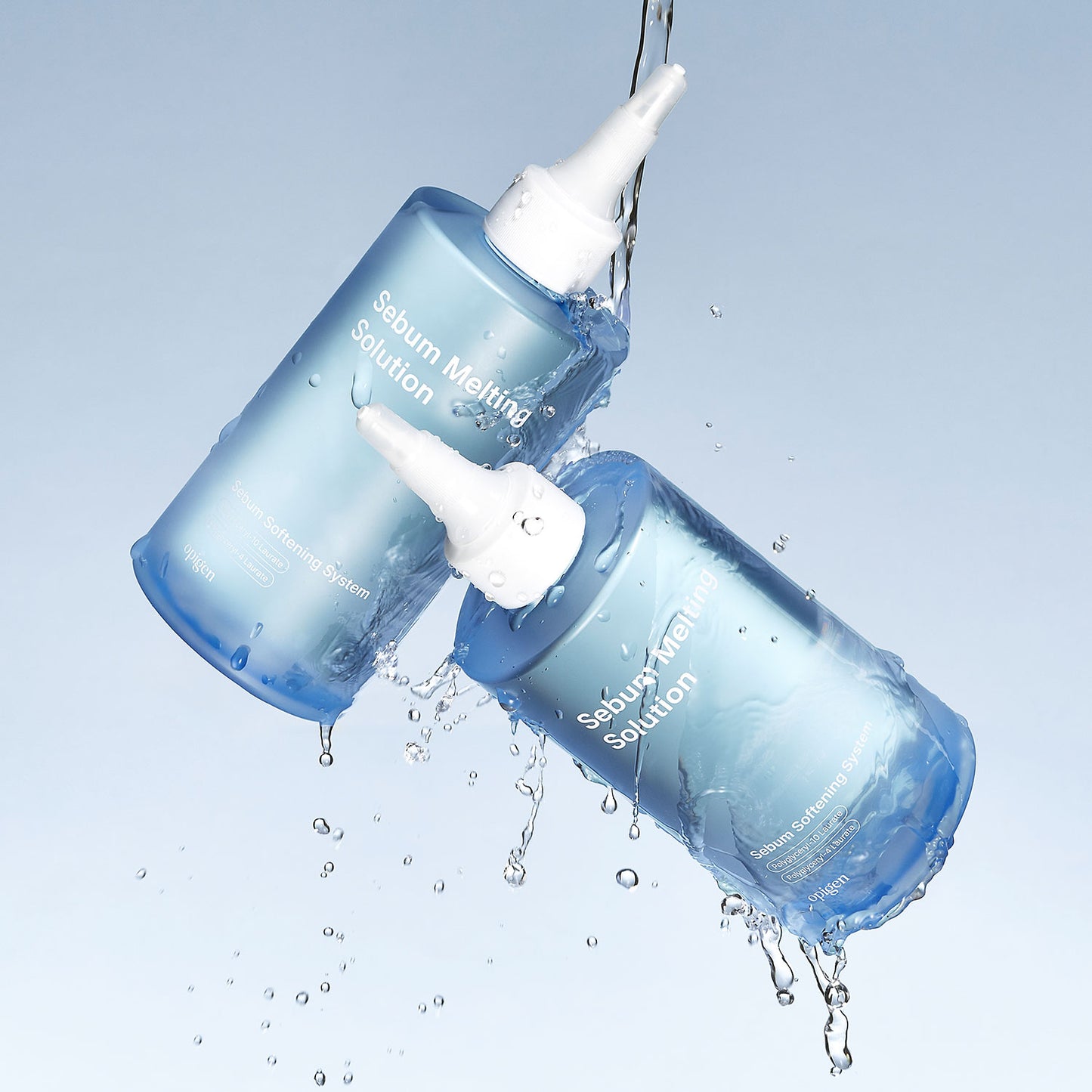 Sebum Melting Solution 240ml + Cotton Pads 50ea + Scraper