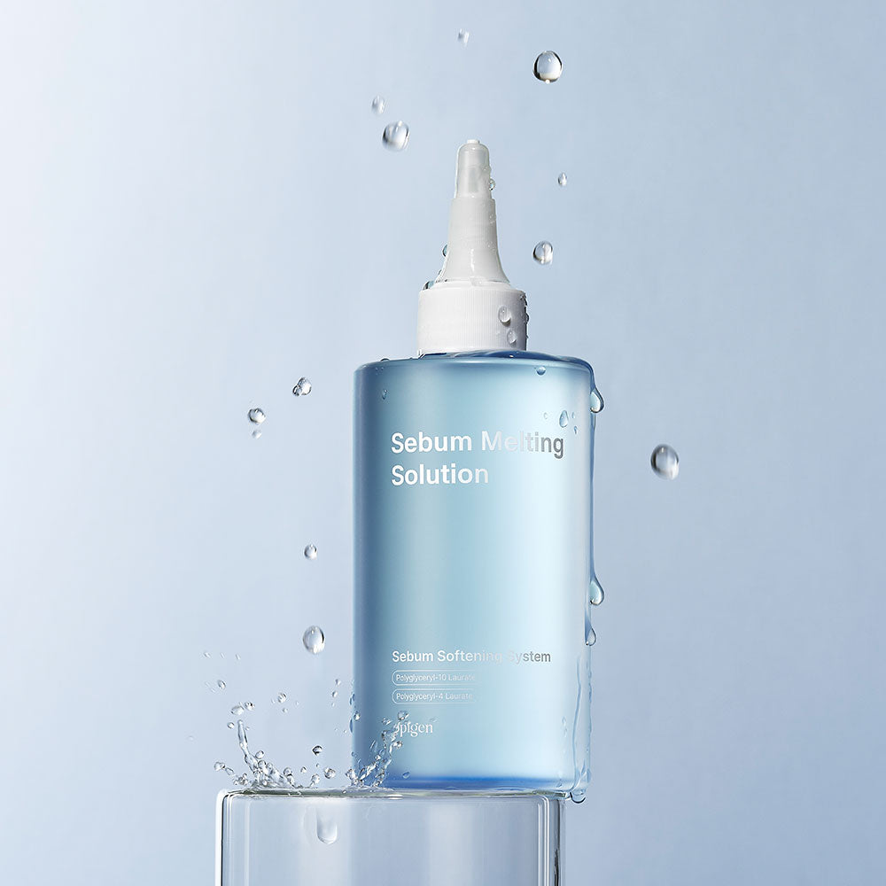 Sebum Melting Solution 240ml + Cotton Pads 50ea + Scraper
